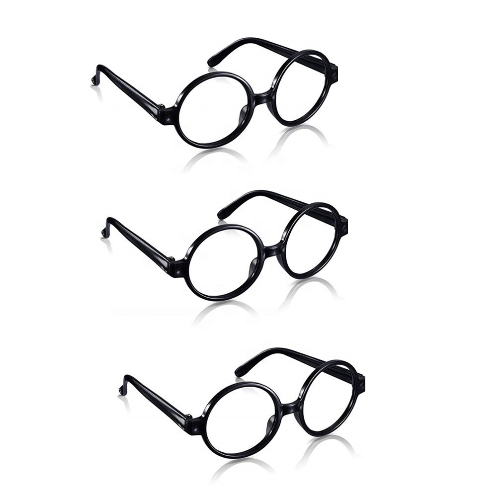 Kids Halloween Wizard Party Favors Cauldron Glasses Plastic  Glasses Scar Tattoos  School Theme Party supplies