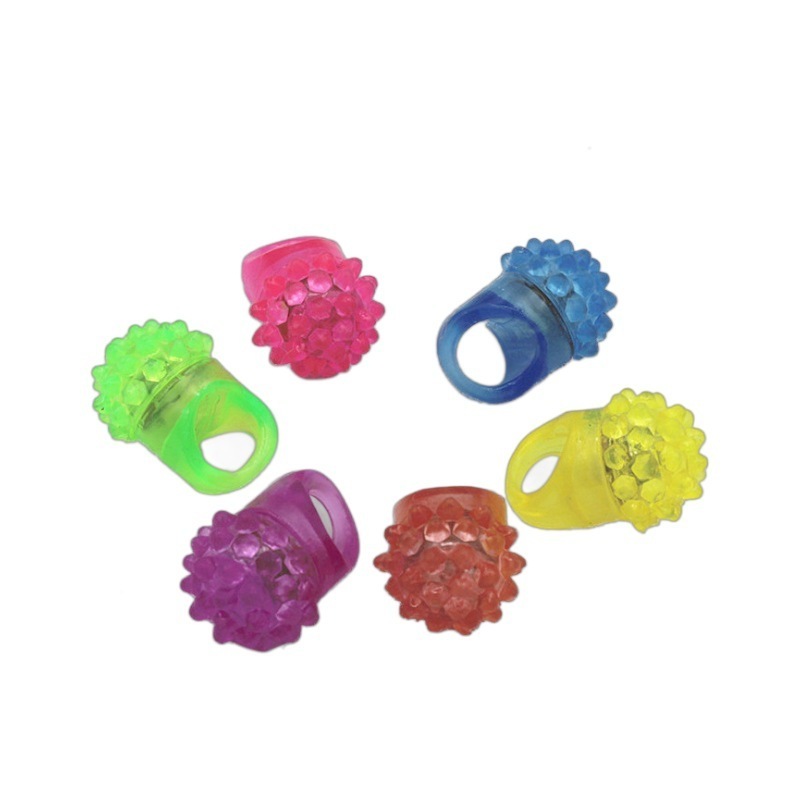 Pafu Glow in the Dark Party Supplies LED Finger Light Up Finger Ring Toys LED Party Strawberries Finger Lights for Kids