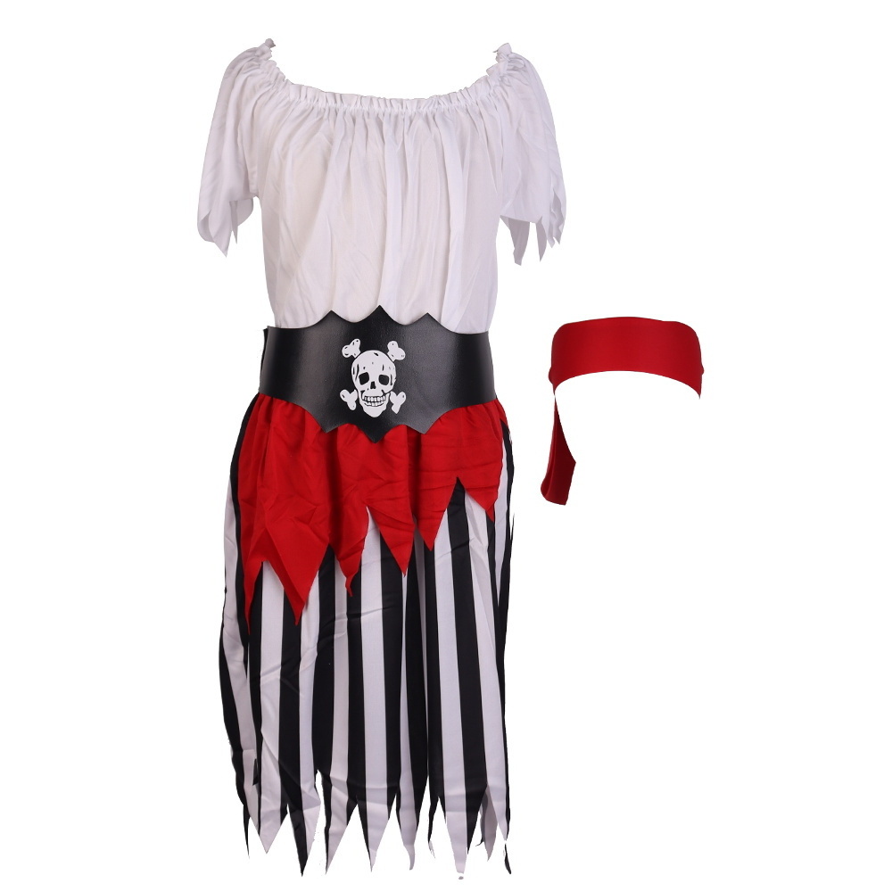 Pafu Halloween Cosplay Dress Up Sexy Costume Outfit Child Pirate Captain Costume