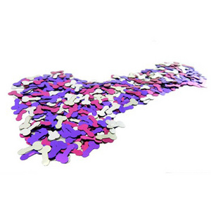 Pafu 15g Penis Confetti Purple Sliver Rose Red Mixed Color Bachelorette Party Decor Confettis