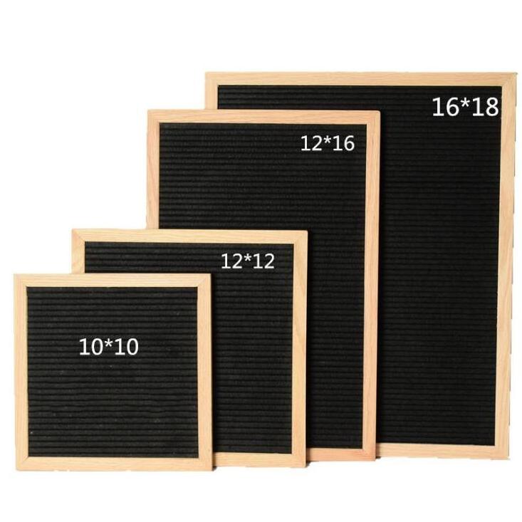 Changeable Felt Letter Board with Letters Numbers Symbols Changeable Wooden Message Board Sign Wood Letter Board