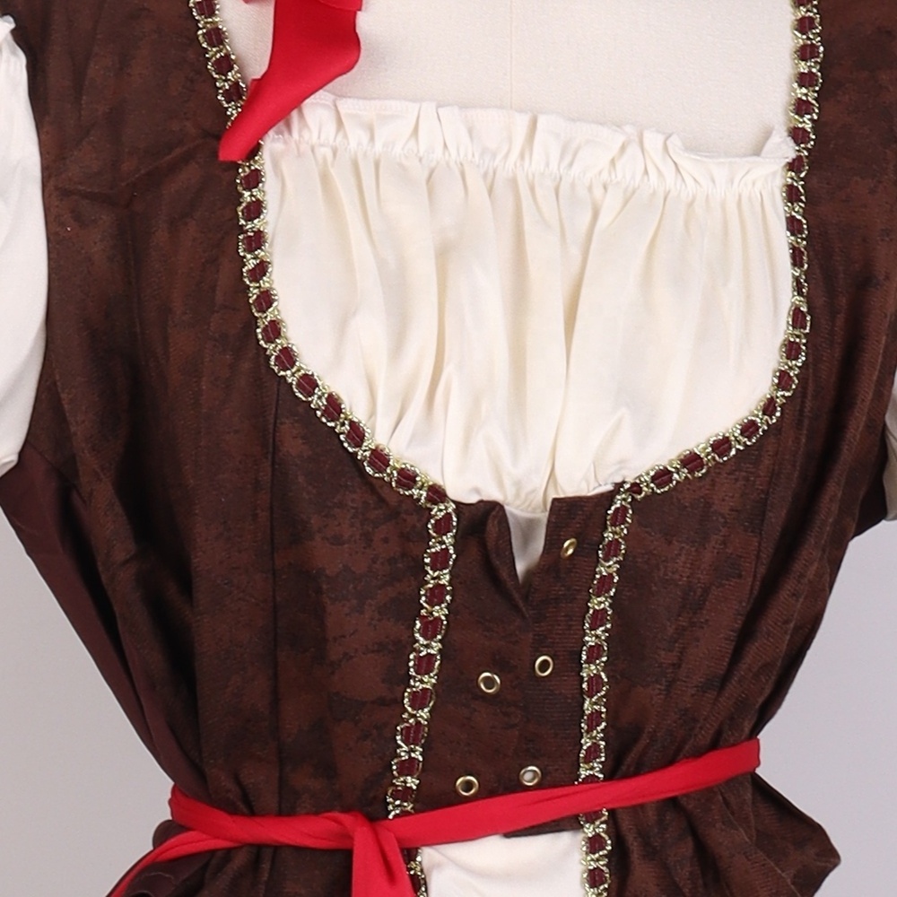 PAFU Halloween California Medieval Ladies Women Pirate Dress Costume