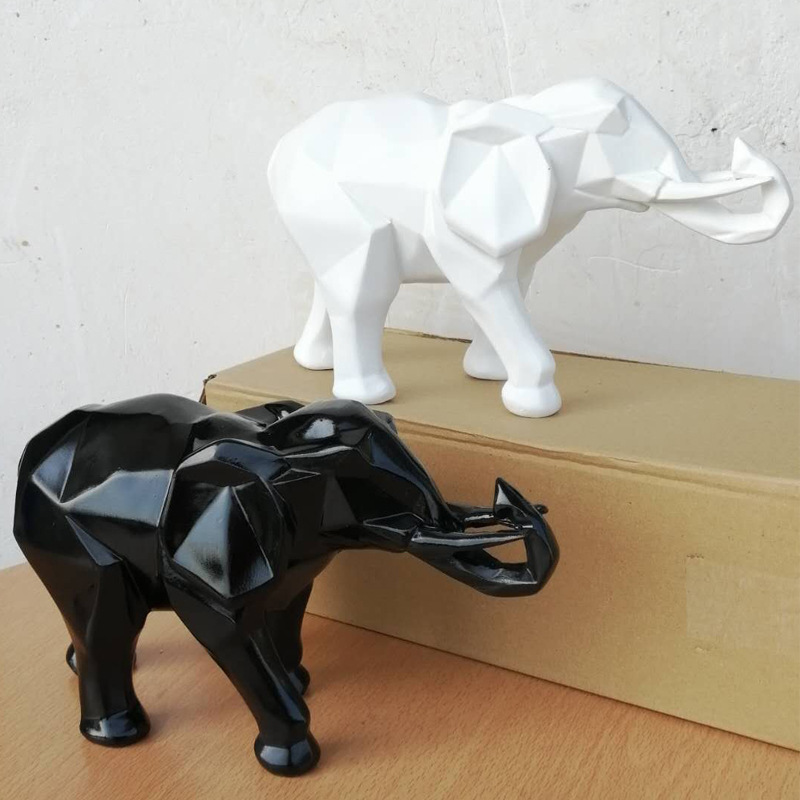 2022 hot sale Elephant sculpture  resin  modern resin sculpture home decoration