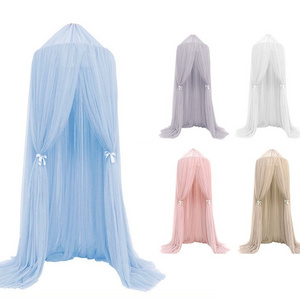 Hot Sale Lovely Style Children's Bed Curtain For Living Room Color Kid's Round Mosquito Net