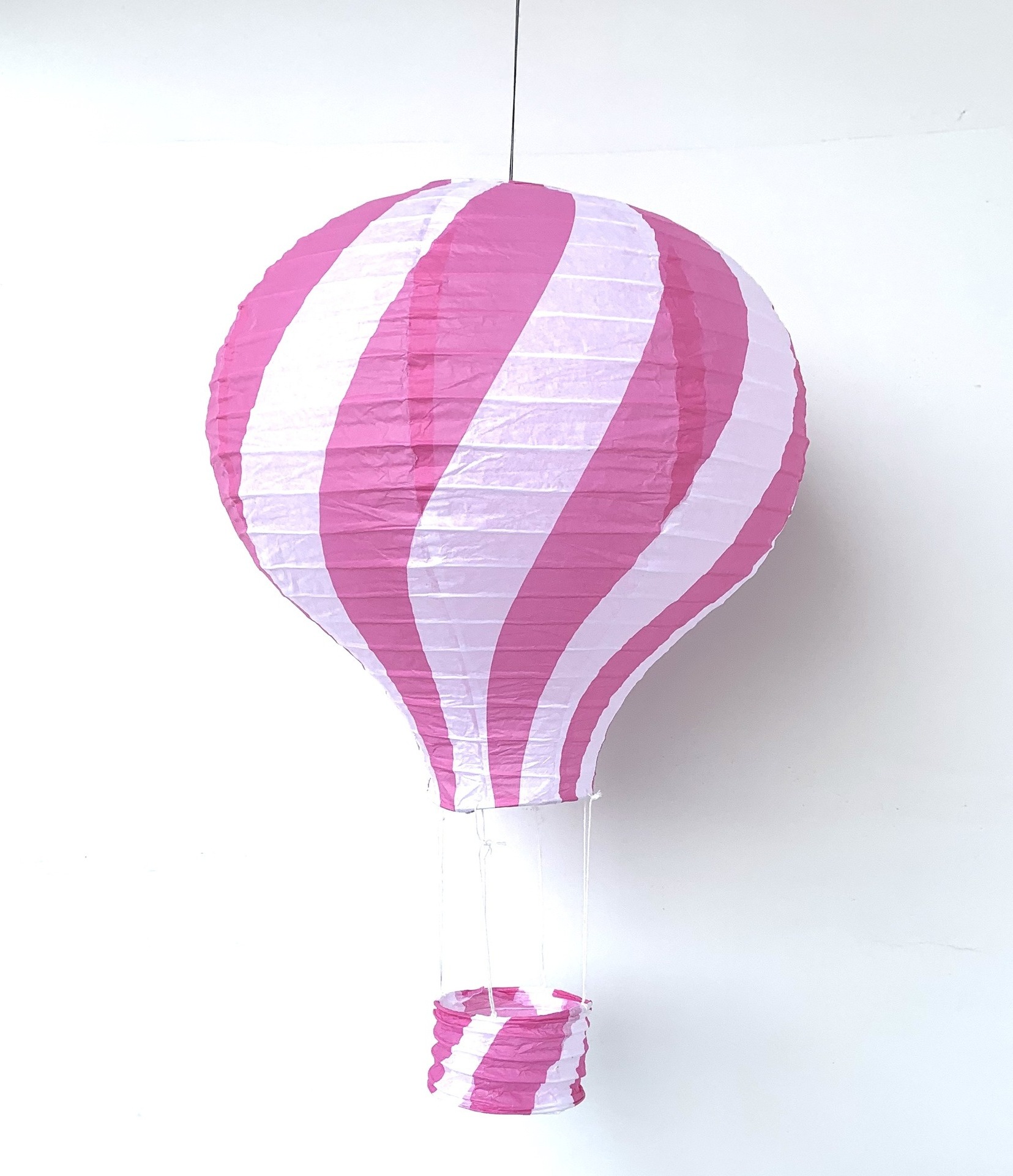 2022 new Paper Lantern Lights Creative Advertising Decorative Striped Hot-air Balloon Paper Lanterns Paper Lantern For Kid