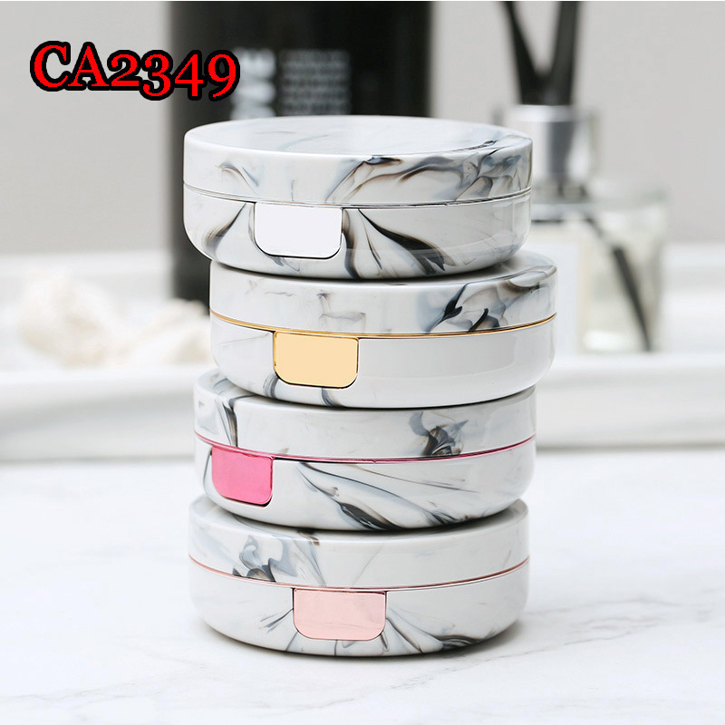 Hot Cute Marble Stripe Contact Lens Case Travel Glasses Lenses Box For Unisex Eyes Care Kit Holder Container Support Gift