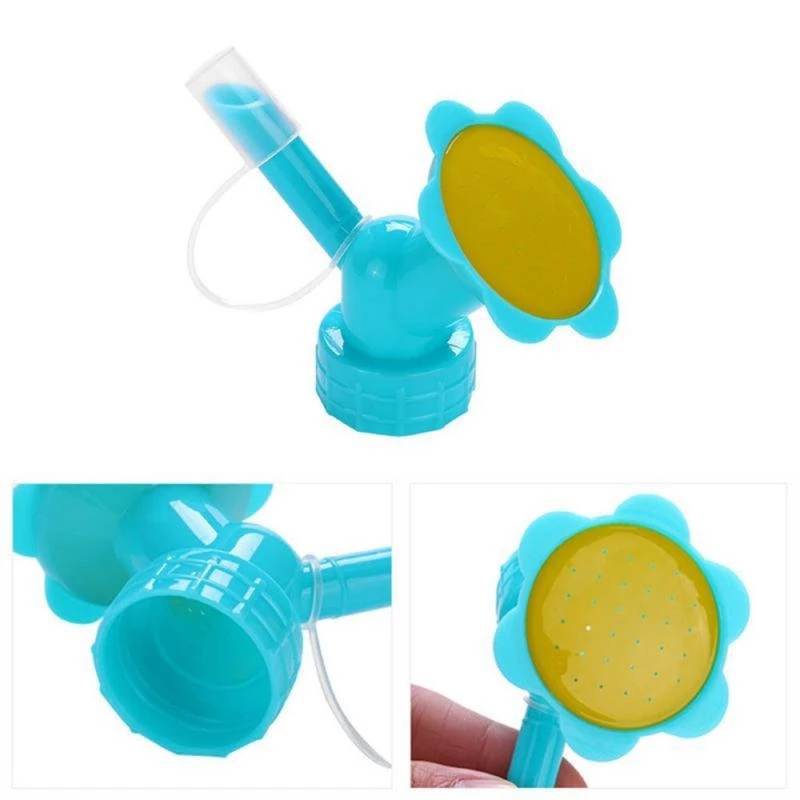 2In1 Watering Sprinkler Nozzle Water Bottle Plastic Sprinkler Flower Waterer Supplie Garden Tool Portable Household Potted Plant