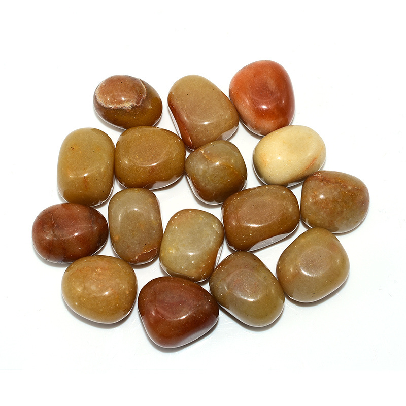 Wholesale Gemstone 20-30mm Red Aventurine Tumbled Stones For Decoration