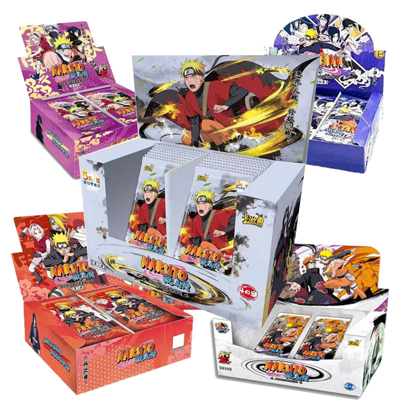 Wholesale Original Narutoes Playing Cards Box 3 Wave 2 Kayou Card Game Collection Made of Paper Enthusiasts Kartu Narutofullsets