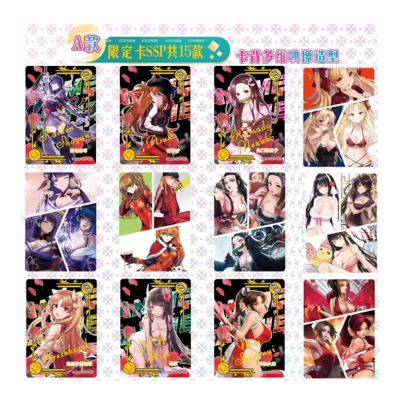 Wholesale Goddess Story Collection TCG Anime Playing Cards Sexy Girl Swimsuit Bikini Box Card Boosters Poker Game Board Table