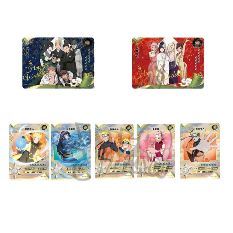 Wholesale Kayou Narutoes Card Master Case Full Set Booster Box Display 36 Collection Japanese Anime Playing Cards