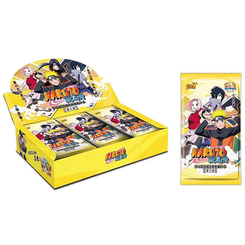 Narutoes Tier 1 Wave 2 Trading Card Collection Original Kayou Narutoes Full Set Rare Anime Playing Cards Wholesale