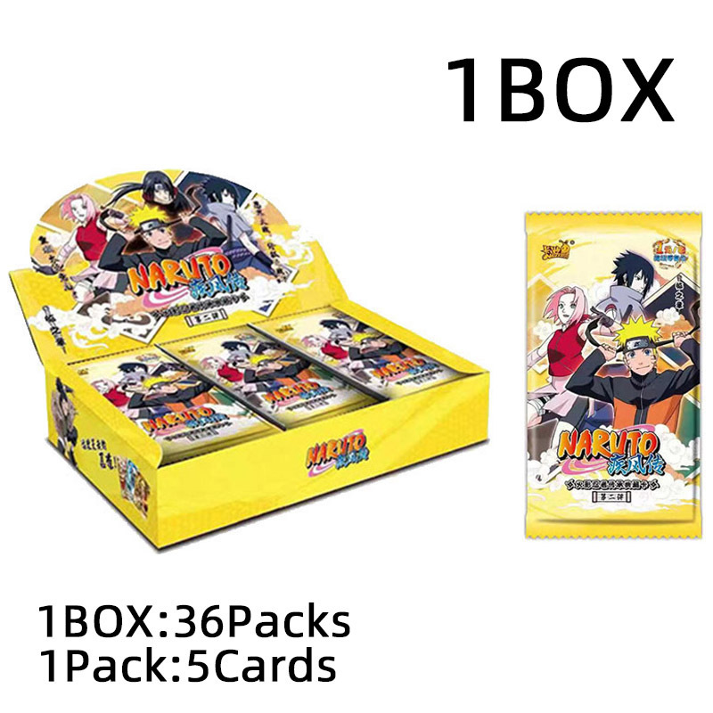 Narutoes Tier 1 Wave 2 Trading Card Collection Original Kayou Narutoes Full Set Rare Anime Playing Cards Wholesale