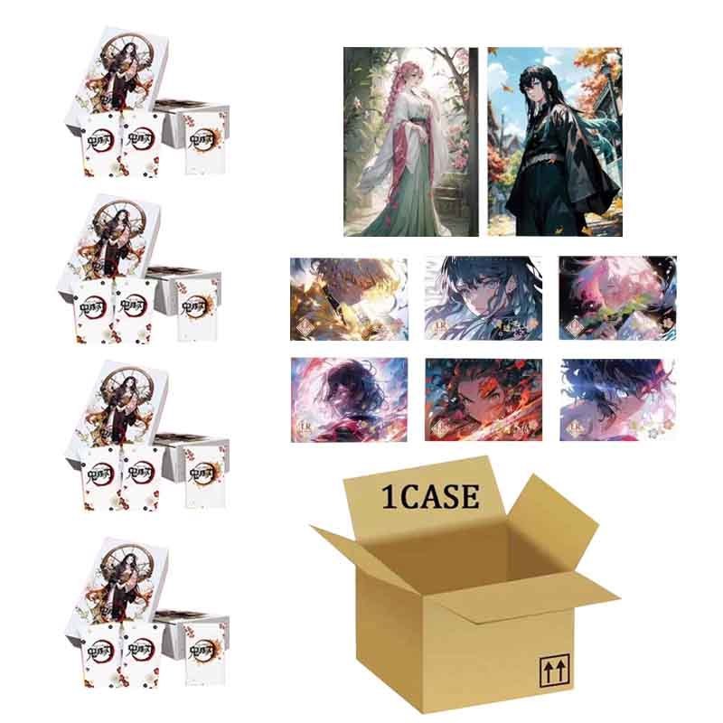 2024 New Hot 36Box Demon Slayer Cards Rare Tanjirou Kamado Nezuko Character SSP Diamond Card Table Playing Collectible Card