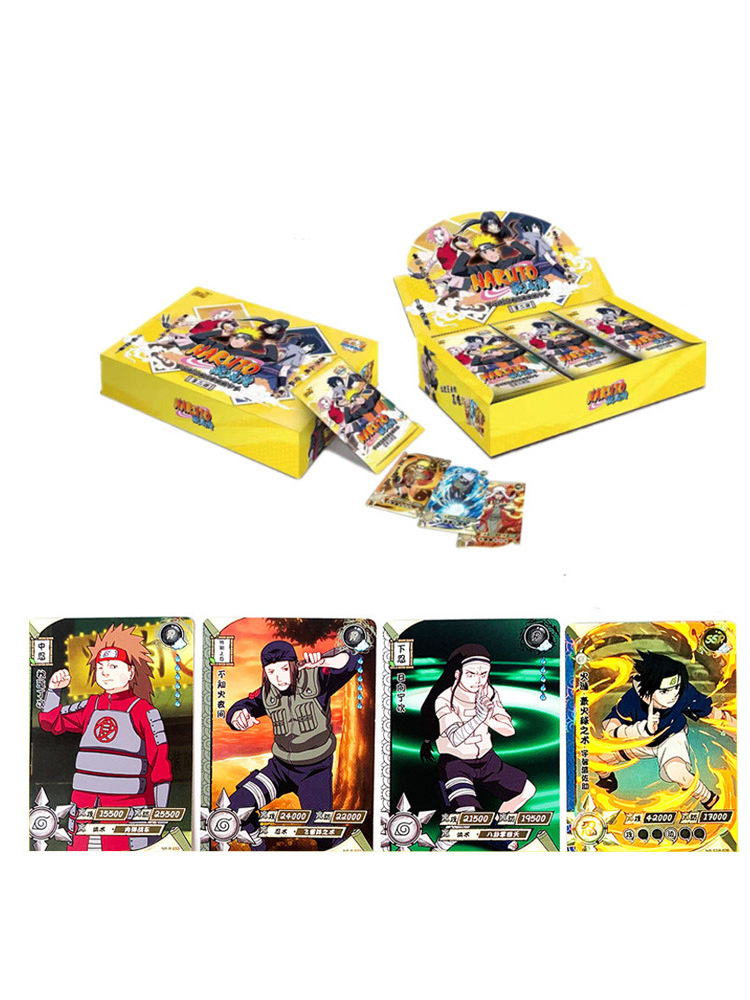 Narutoes Tier 1 Wave 2 Trading Card Collection Original Kayou Narutoes Full Set Rare Anime Playing Cards Wholesale