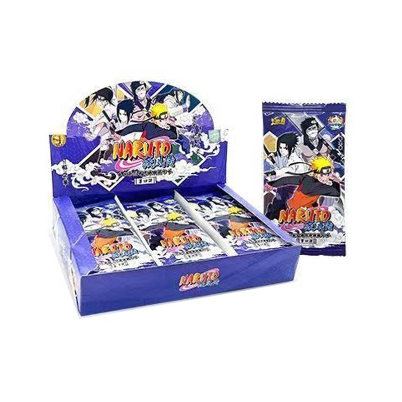 Wholesales Narutoes Collection Cards Box tier 1 wave 4 Booster 36pack 5cards Kayou Anime Playing Cards Game Cartas Gift