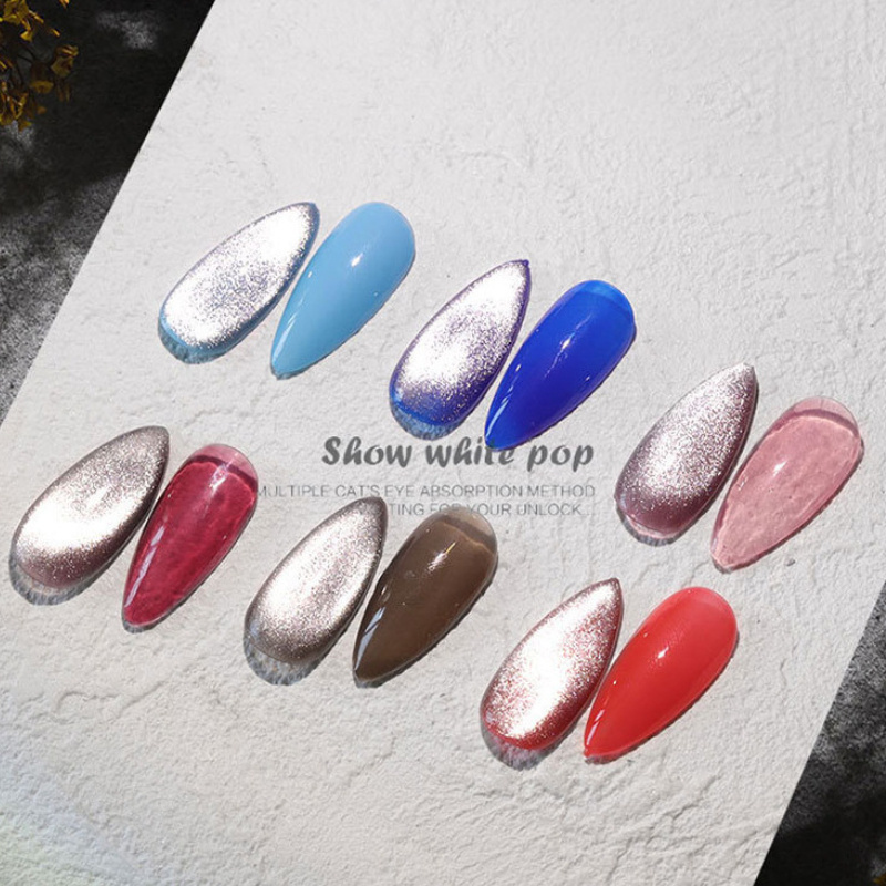 1Pcs Cylindrical Magnet For Cat Eye UV Gel Varnish With Nails Art Decoration  Fashion Nail Magnet Tools For Nail DIY Design