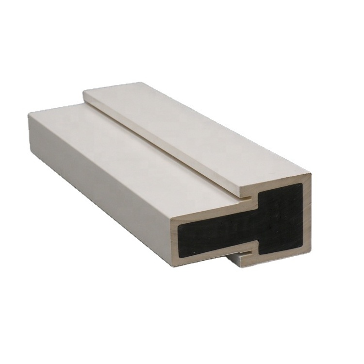 Pvc wpc solid door frame 2023 hot sell  decorative building material pvc foam trim