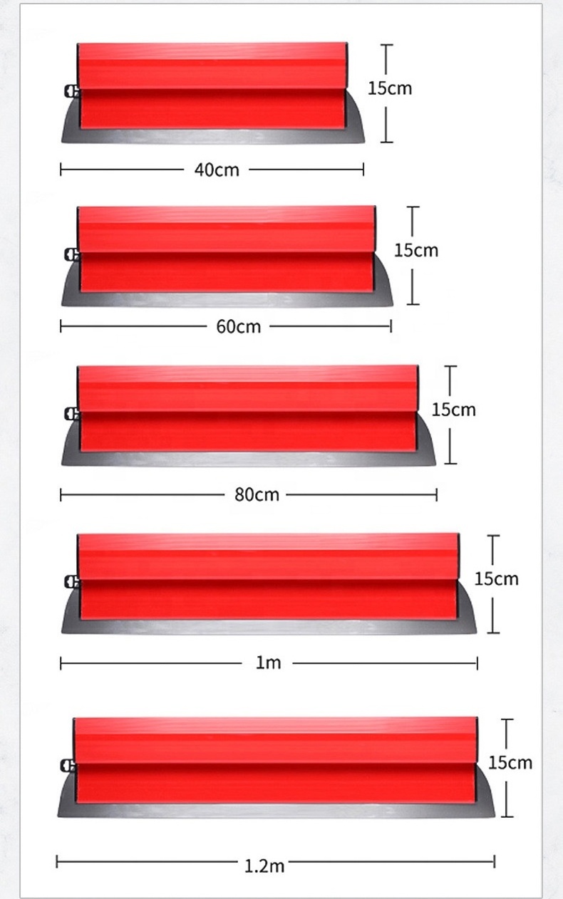 Yiwell skimming spatulas replace blade spare blades Painting Tools red Putty Knife Scraper Set Drywall skimming blade set