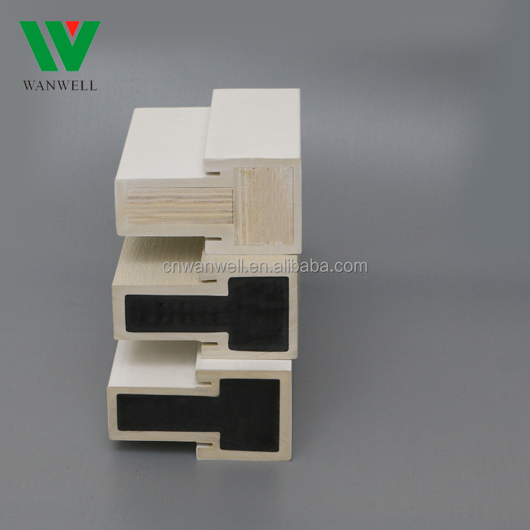 Pvc wpc solid door frame 2023 hot sell  decorative building material pvc foam trim