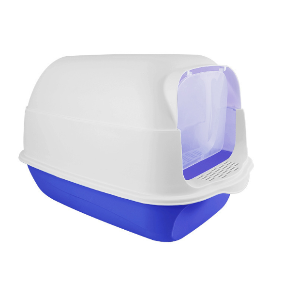 Fully Enclosed Cat Litter Box Clamshell-type Large Cat Toilet Deodorant Design