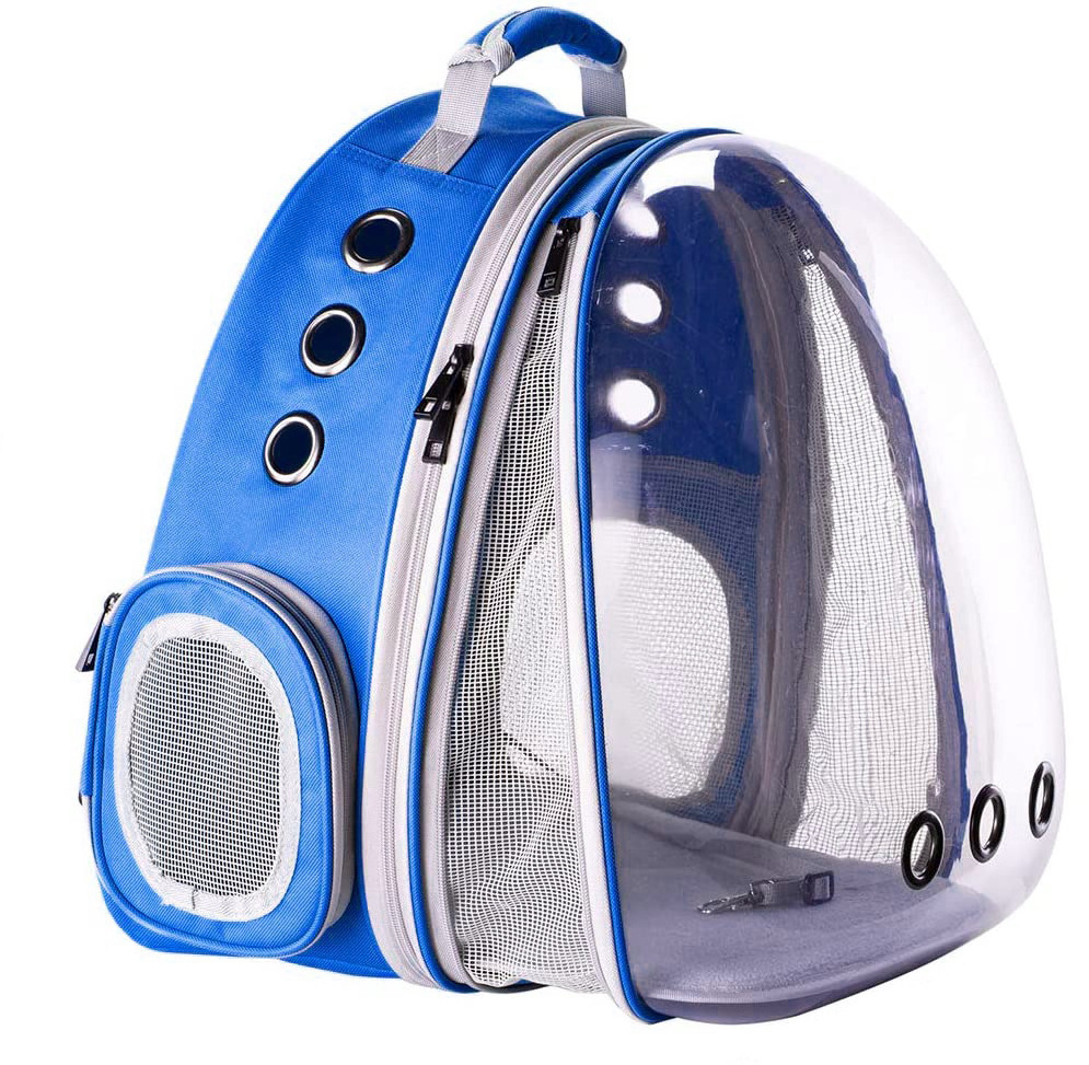 Outdoor Walking Hiking portable Expandable transparent bubble space capsule pet cat carrying carrier  Airline-Approved backpack