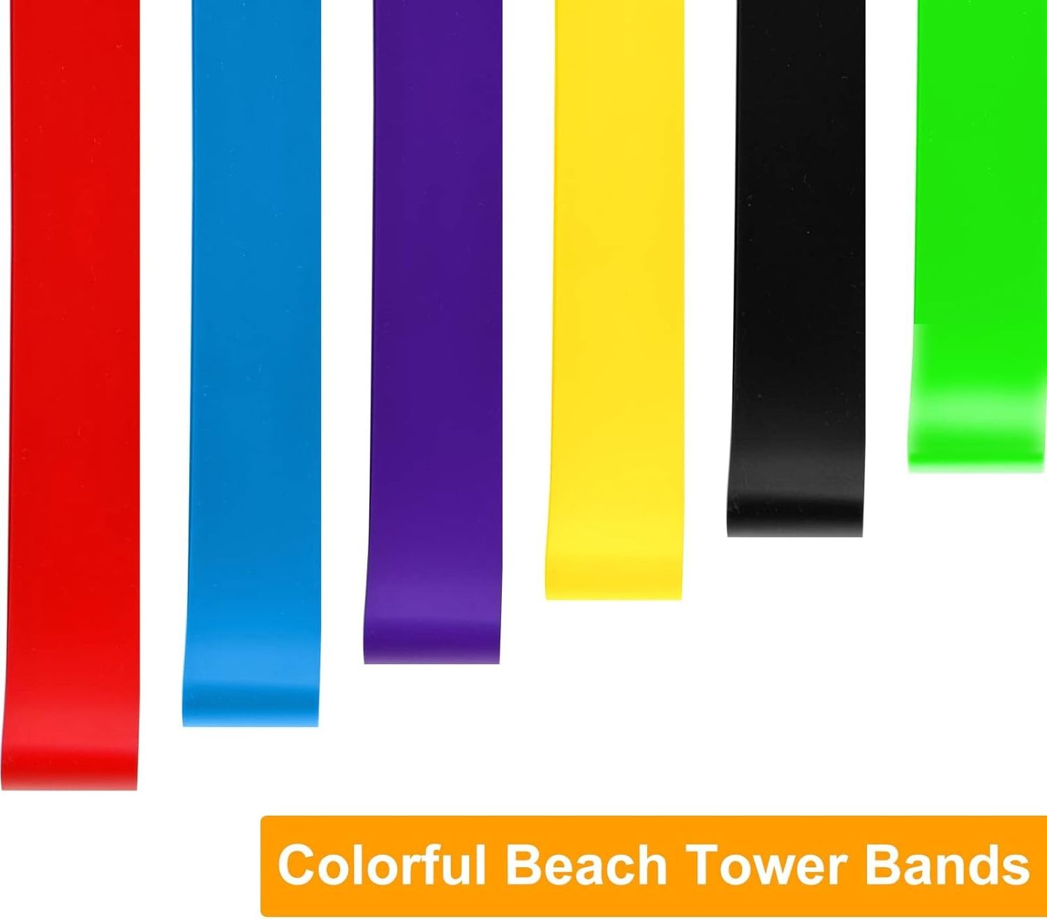 Customized logo multifunction colorful elastic bands for beach chair fix  beach towel band