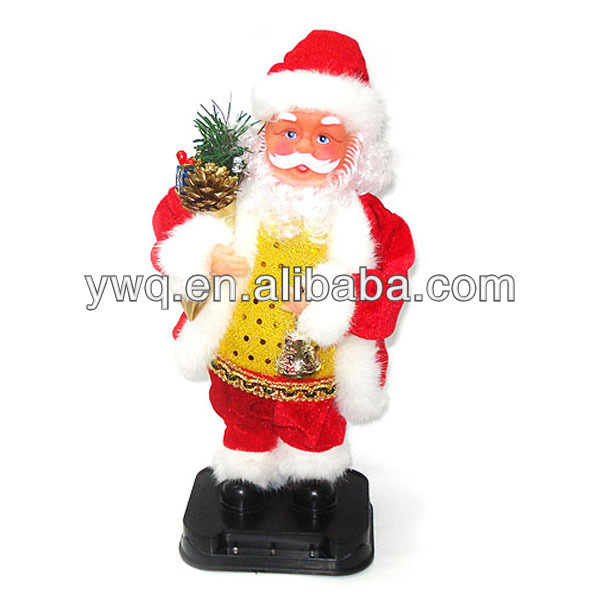 2015 Hotseling Animated Santa Singing and Dancing Santa Singing Plush santa