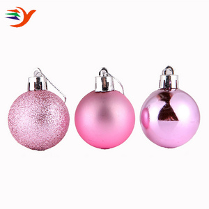 3cm 4cm 5cm 6cm shatterproof ornaments shiny matt glitter plastic tree decoration christmas baubles