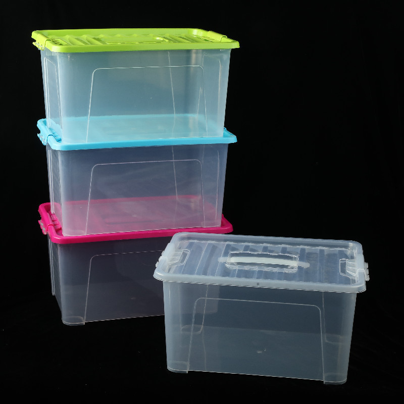 Amazon Hot Sale Household Transparent Plastic Container Stack And Pull Multi-purpose Sundries Plastic Storage Box Bin