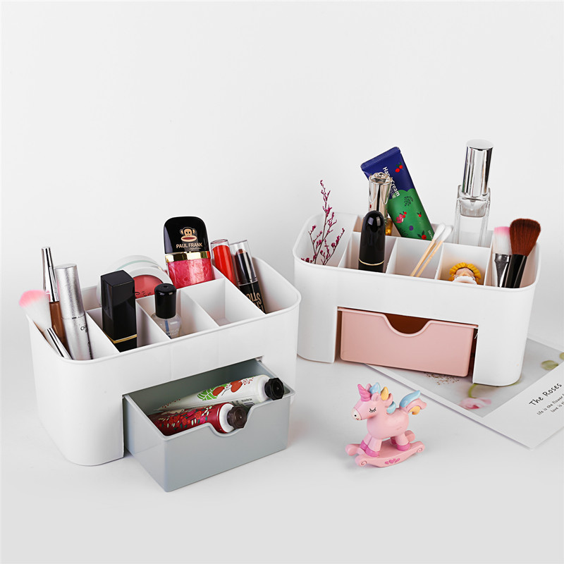 Desktop Jewelry Makeup Makeup Cosmetic Wardrobe Stackable Drawer Plastic Organizer Dividers Cloth Storage Boxes