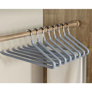 New Fashion Stainless Steel Gooseneck Type Non-Slip Traceless Trousers Z Type Metal Pants Hanger