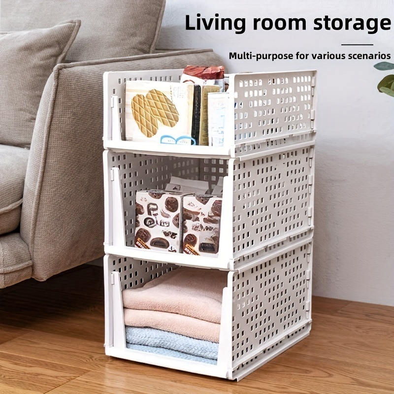 Factory Hot Selling Cheap Price Closet Organizer Foldable Hanging Shelves with Drawers for Wardrobe Nursery Closet Organization