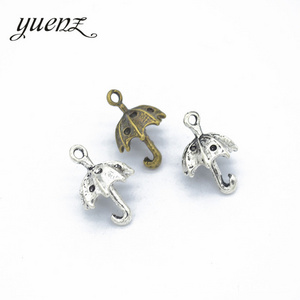 YuenZ 2 colour Alloy Metal Antique Sliver umbrella Charm Jewelry Making DIY Handmade Craft 20*12mm J150