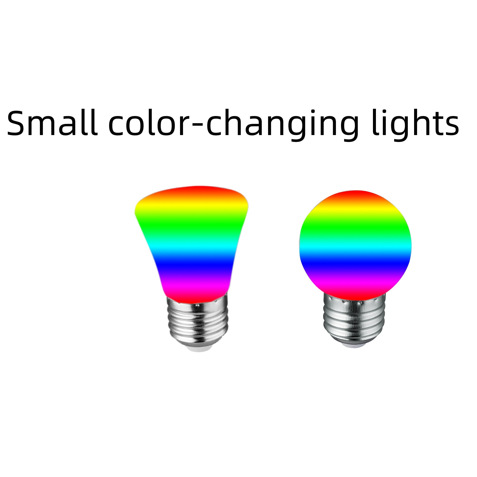 Popular RGB Led Bulb 1w 5w RGB Smart LED Light Bulbs Dimming and Discoloration changeable color led bulb lamps  A60 G45 C45 G60