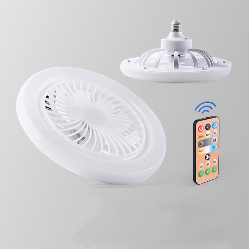 2024 New Product Smart Remote Control Living Room Bedroom Modern Dimming Indoor Ceiling Led Fan Light whit remote