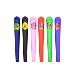 118mm Length Plastic Cones Holder Portable Cigarette Holder Container Tube Custom Logo Smoking Accessories for Smokeshop