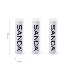 7x27mm Activated Carbon Filter Tip for Smoking Pipe Custom Logo Packaging Rolling Tips Tobacco Pipe Filter with Dual Ceramic Cap