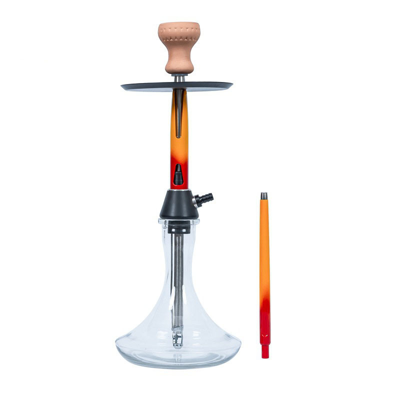 Sinohookah Russian Koress K3 Stainless Steel Shisha Hookah with Diffuser Narguile Narghile Chicha Glass Base Various Colors Stem