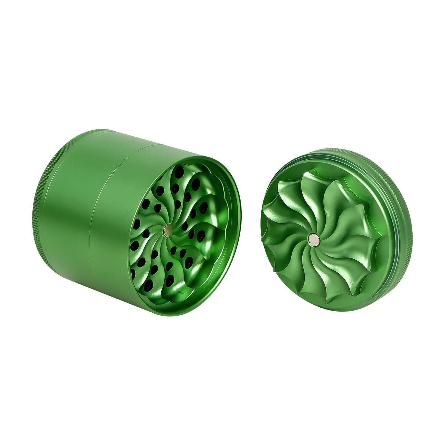 2024 New Design Toothless Herb Grinder For Tobacco Herbal Crusher Mill Custom Logo Smoking Accessories For Smokeshop