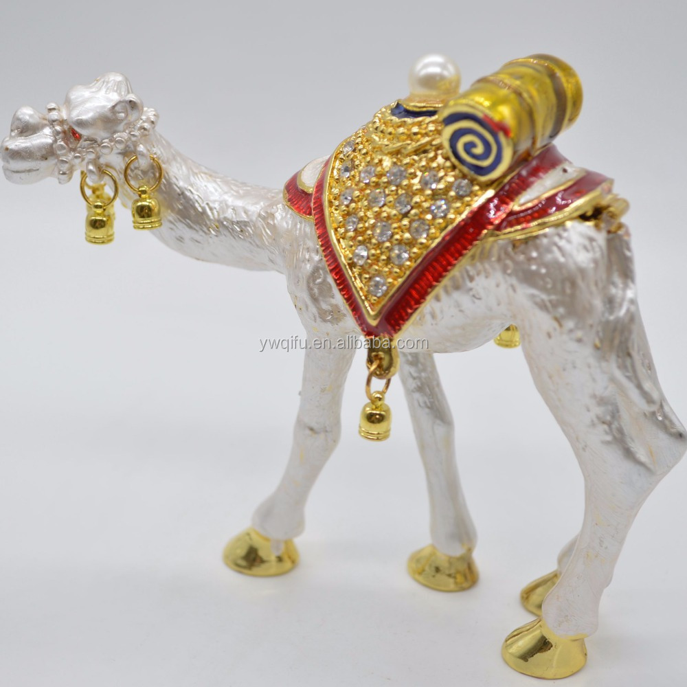 Trending High Quality Craft Jewelry Box Camel Trinket Box gift wedding (QF1427)