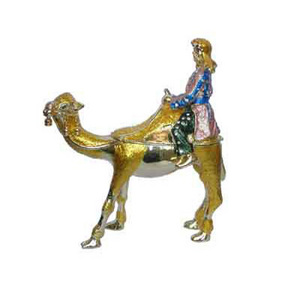 1774 colourful golden camel trinkets/camel decorative box/camel metal jewelry box