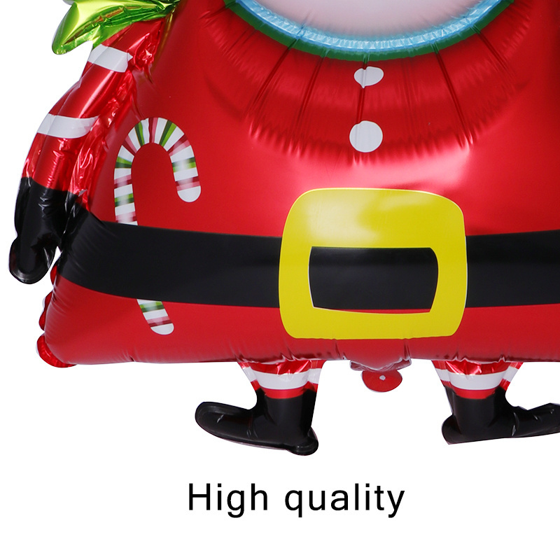 New Hot Selling Christmas Ornaments Home Party Decoration Santa Claus Balloon Inflatable Snowman Gift Christmas Foil Balloon