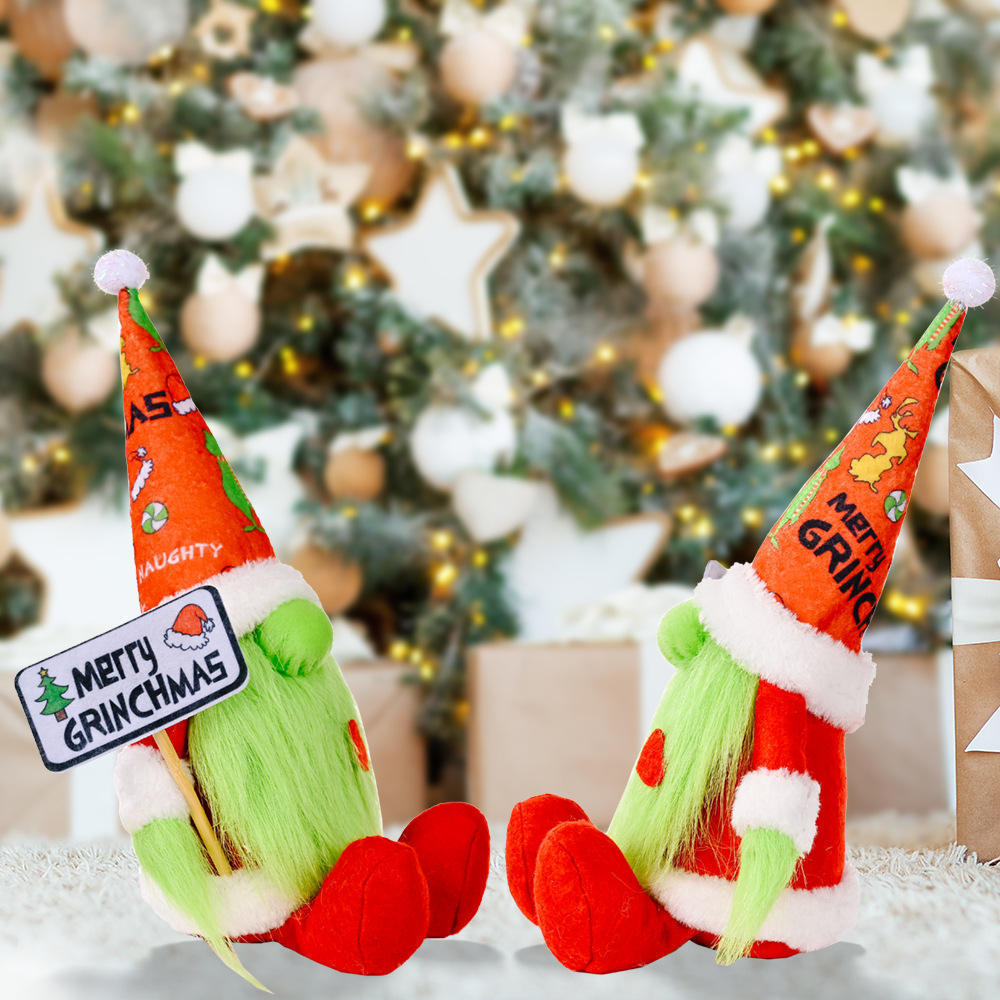 Christmas Santa Gnome Plush Doll Christmas Swedish plush grinch Ornaments Faceless Doll Christmas Decoration Supplies