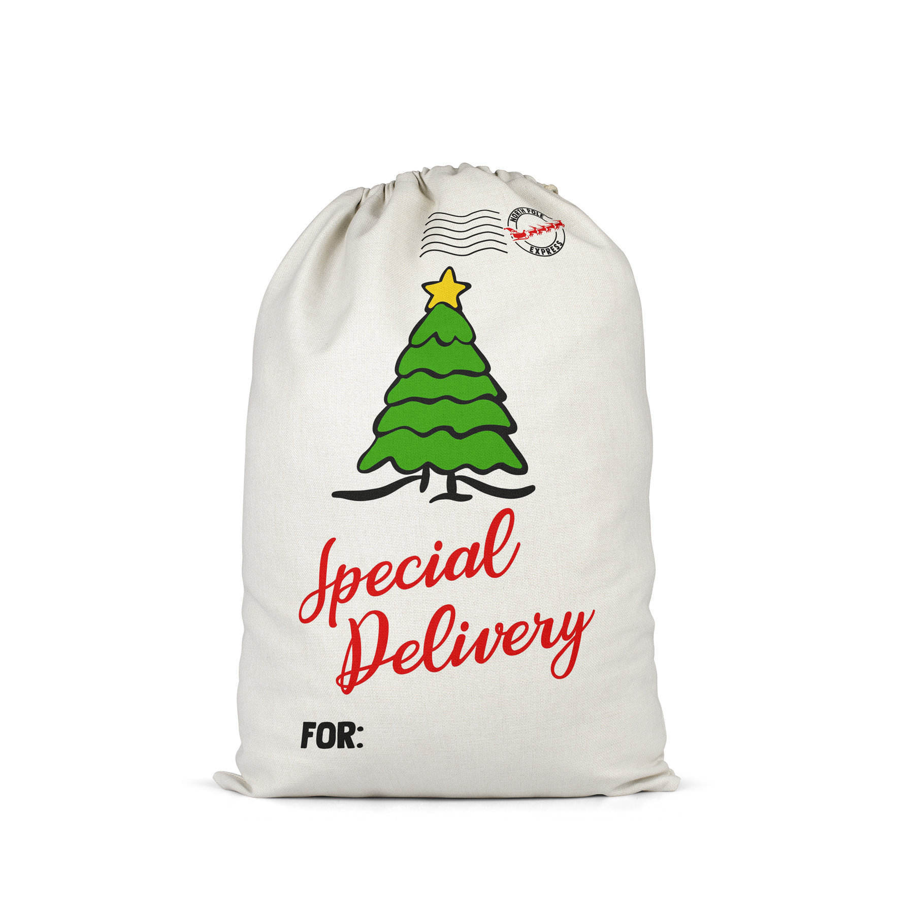 Hot Sale New Year Decor 2024 Navidad Christmas Xmas Decoration Candy Bag Santa Sacks Gifts Drawstring Bags For Kid