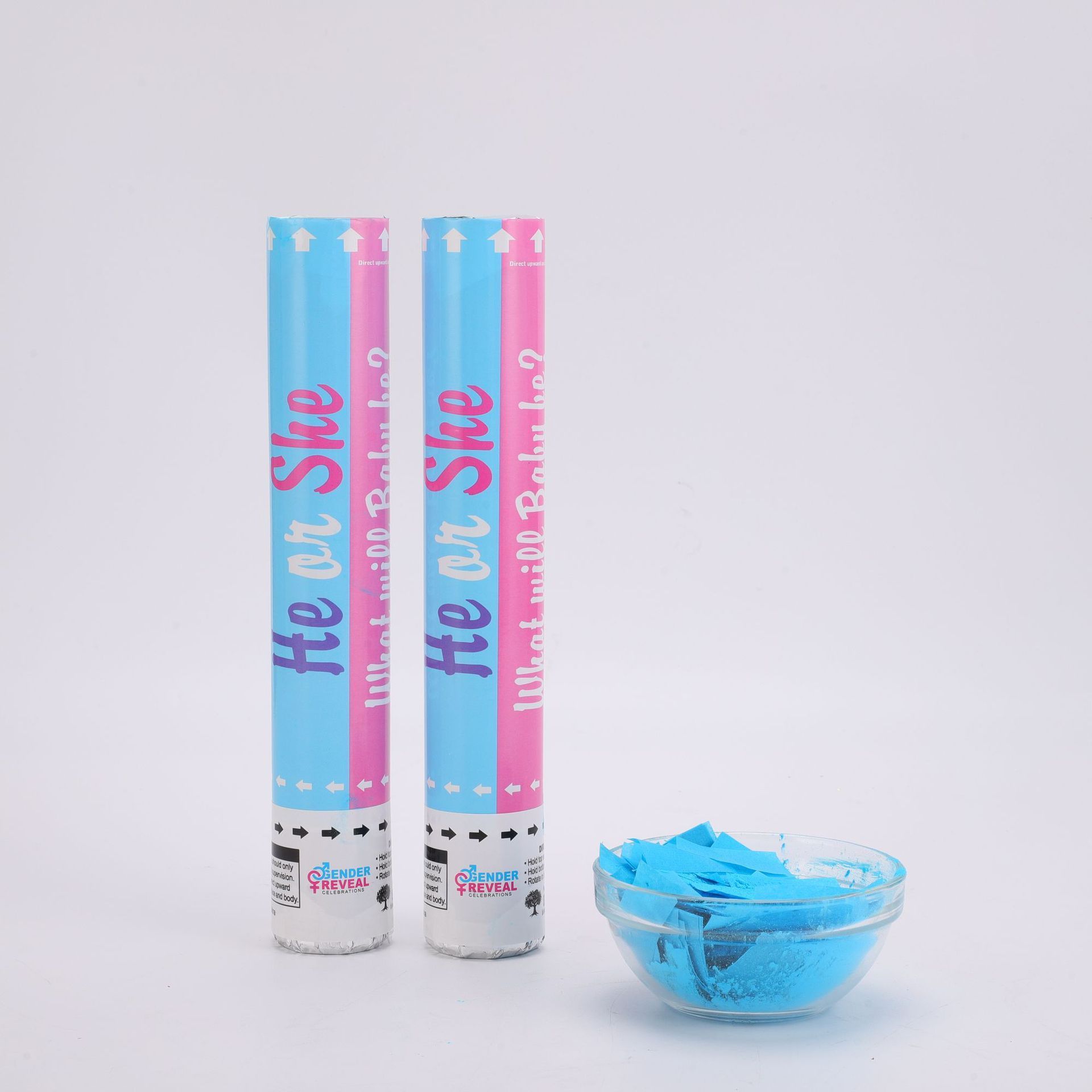 Boy girl gender reveal party supplies confetti powder fireworks spot manufacturers wholesale