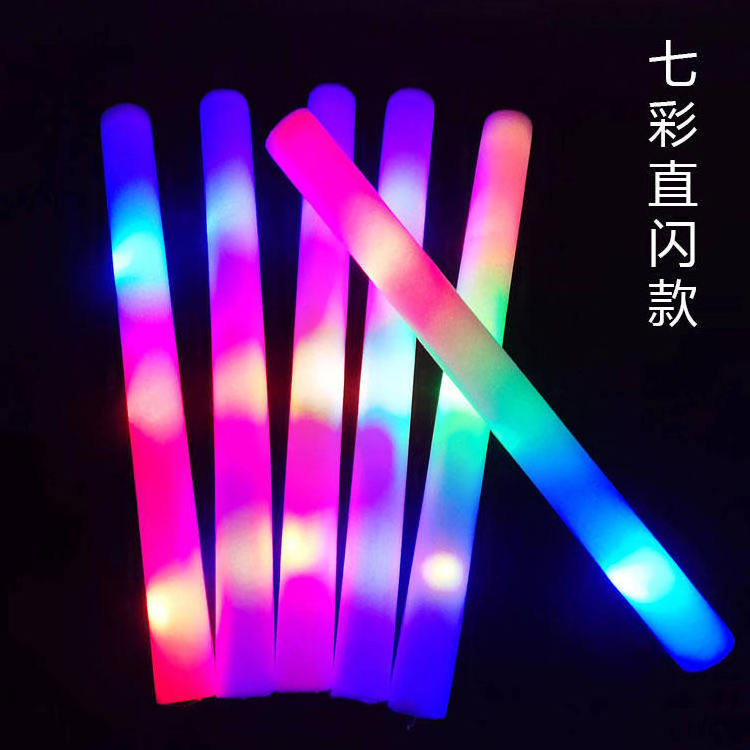 Promotional LED Glow Foam Stick, Light Up Foam Baton For Party Wedding and Concert