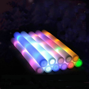 Promotional LED Glow Foam Stick, Light Up Foam Baton For Party Wedding and Concert