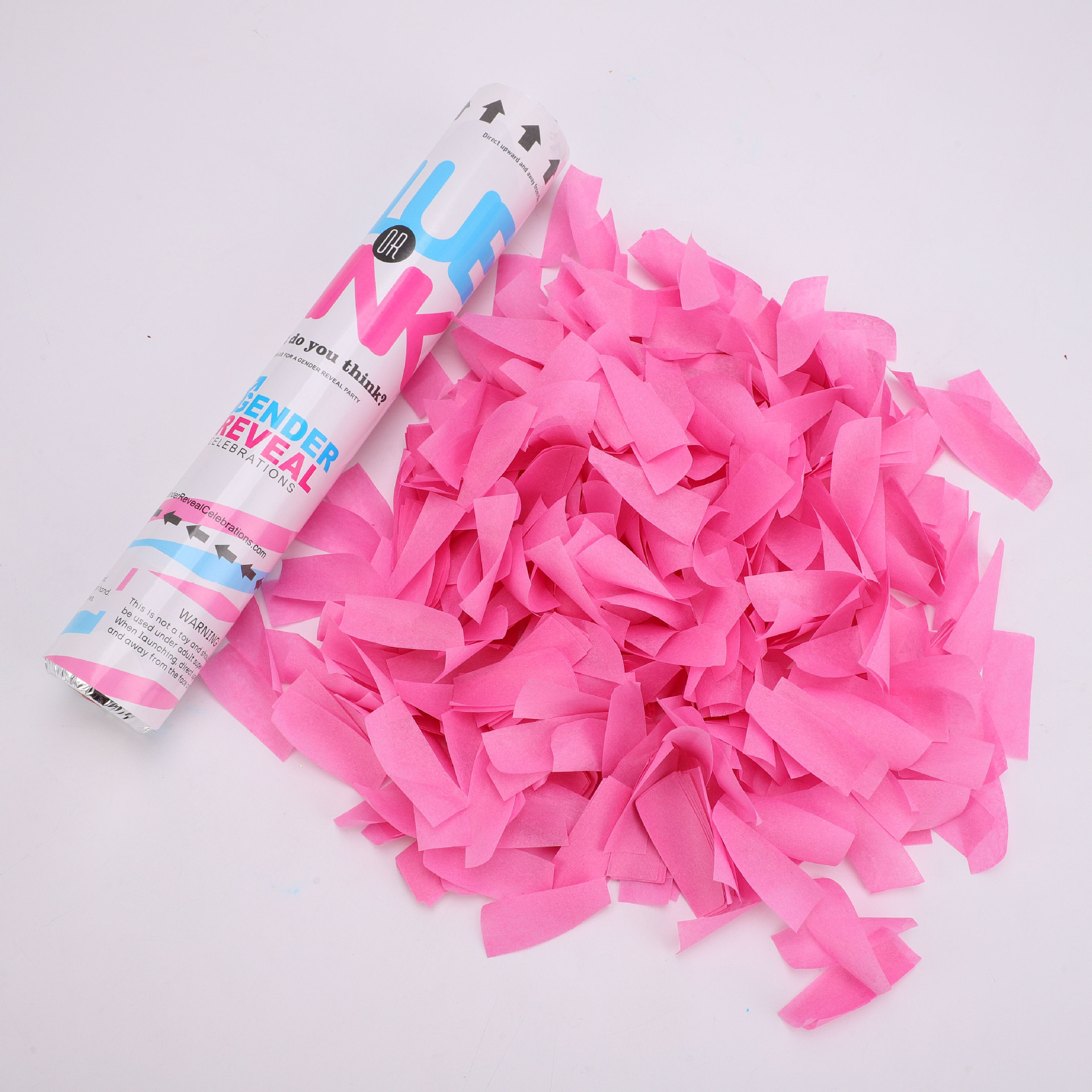 Boy girl gender reveal party supplies confetti powder fireworks spot manufacturers wholesale