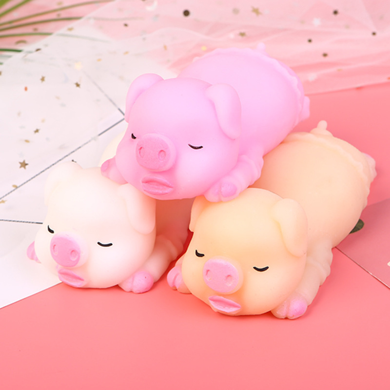 Kawaii Pig Decompression Vent Mochi Toy Pinch Pigs Toys Creative Kid Mochi Squishy Gifts